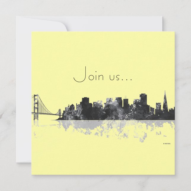 SAN FRANCISCO SKYLINE - Invitation (Front)