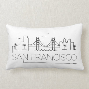 San Francisco Skyline Lumbar Cushion
