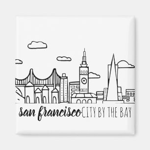 San Francisco Skyline Magnet