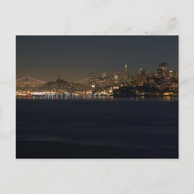 San Francisco Skyline Postcard (Front)