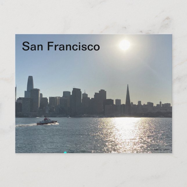 San Francisco Skyline Postcard (Front)