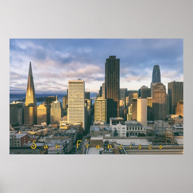 San Francisco Skyline Poster (Front)
