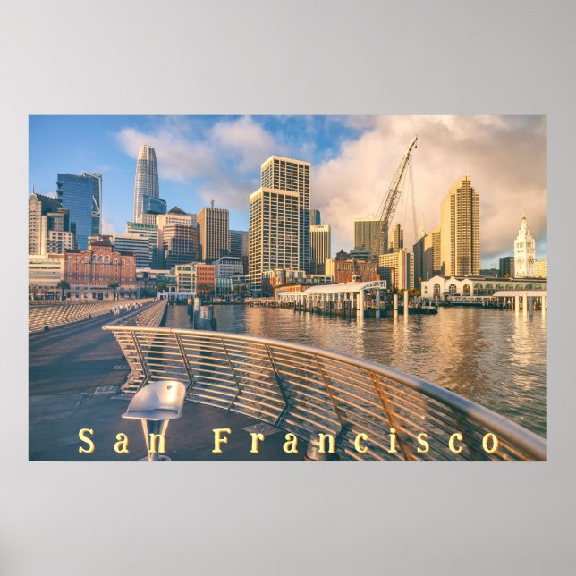 San Francisco Skyline Poster (Front)