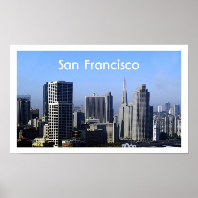 San Francisco Skyline Poster (Front)
