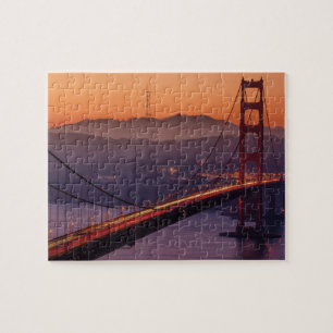 San Francisco Skyline   SF Gloden Gate Bridge Jigsaw Puzzle
