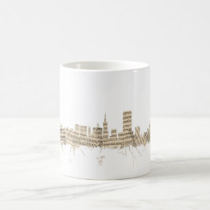 San Francisco Skyline Sheet Music Cityscape Coffee Mug