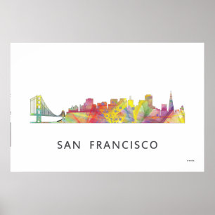 SAN FRANCISCO SKYLINE - WB1 - POSTER