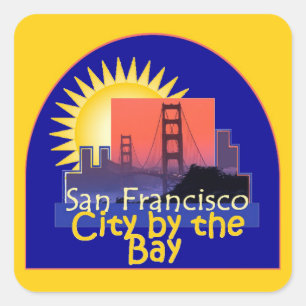 SAN FRANCISCO SQUARE STICKER