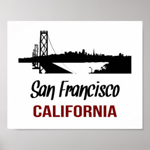 San Francisco (standard picture frame size) Poster