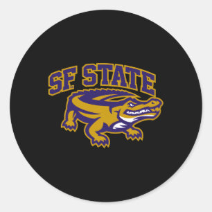 San Francisco State Gators Icon Classic Round Sticker