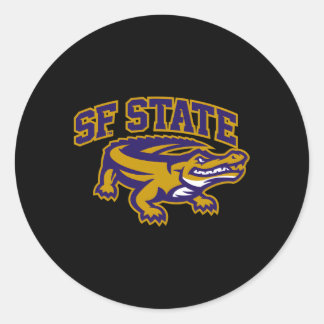 San Francisco State Gators Icon Classic Round Sticker