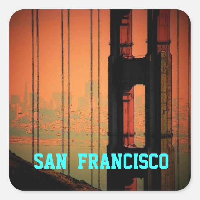 San Francisco Sticker (Front)
