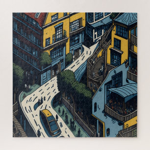 San Francisco Street Jigsaw Puzzle