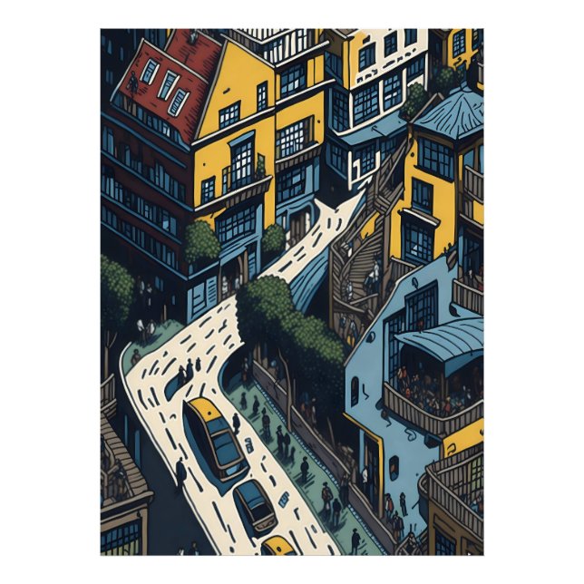 San Francisco Street Photo Print (Front)