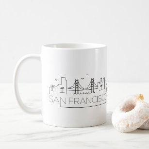 San Francisco Stylised Skyline Coffee Mug