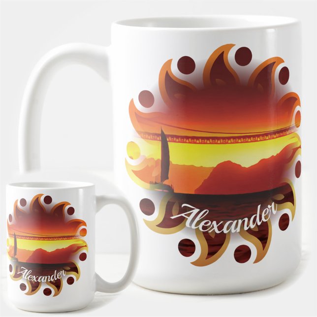 San Francisco Sunset 1124 Coffee Mug (Creator Uploaded)