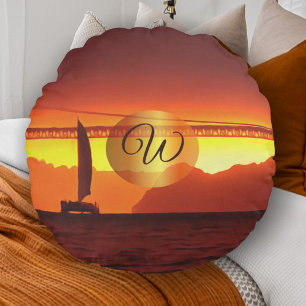 San Francisco Sunset 1124 Round Cushion