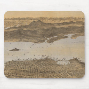 San Francisco, surrounding country Mouse Pad