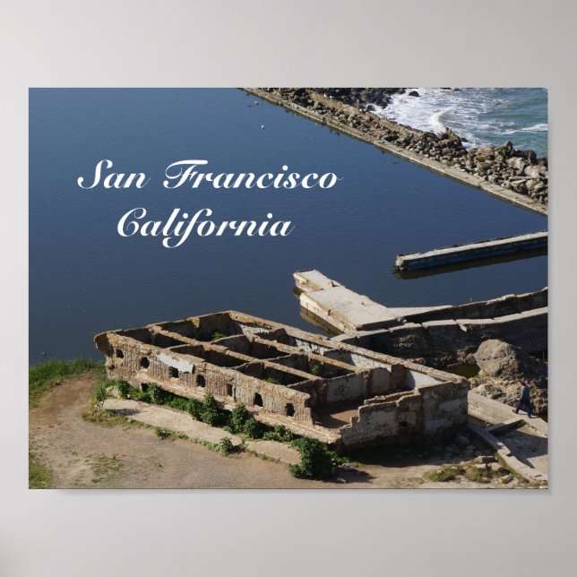 San Francisco Sutro Baths Ruins #2 Poster (Front)