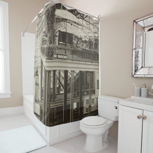 San Francisco Sutro Baths Shower Curtain (In Situ)