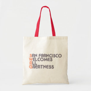 San Francisco Swag Retro Tote Bag