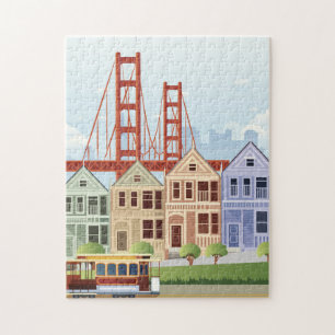 San Francisco   The Painted Ladies Jigsaw Puzzle