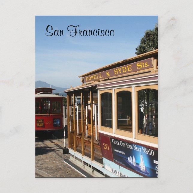 san francisco tram postcard (Front)