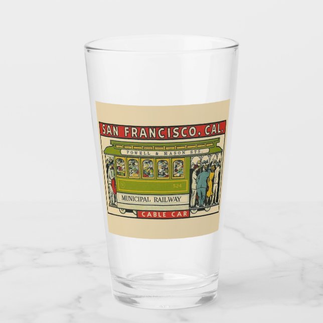 San Francisco  Travel  Pint Glass (Front)