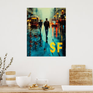 San Francisco Travel Poster