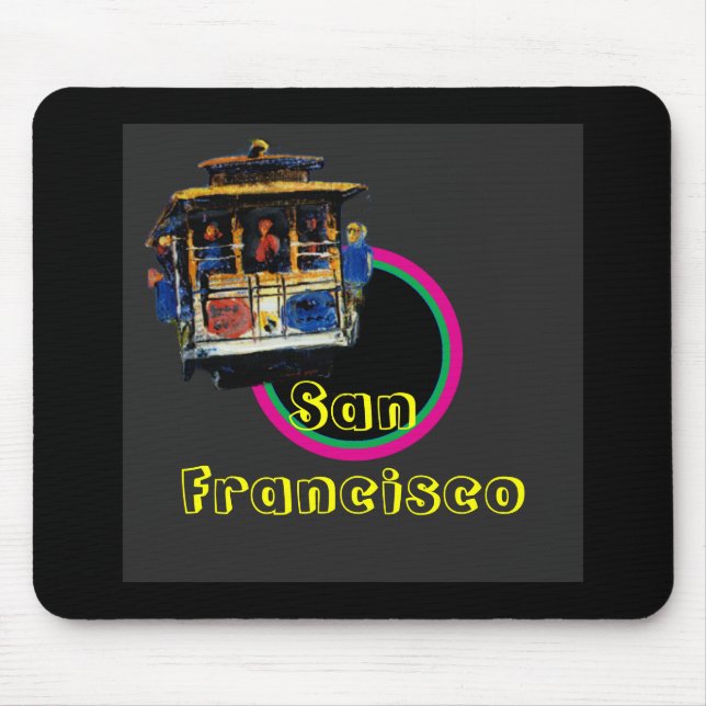San Francisco Trolley1 Mouse Pad (Front)