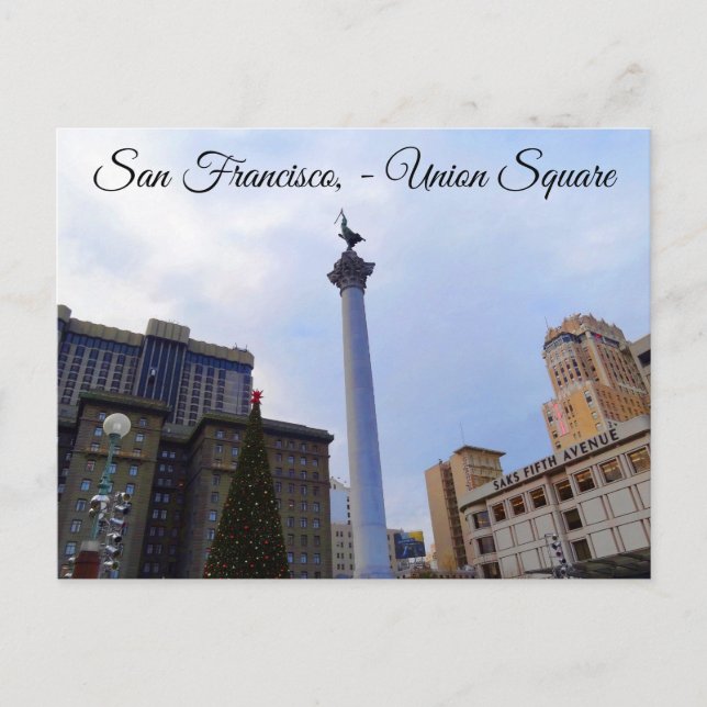 San Francisco Union Square #4-3 Postcard (Front)