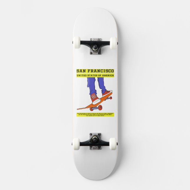 San Francisco, USA Skate Skateboard (Front)