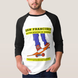 San Francisco, USA Skate T-Shirt