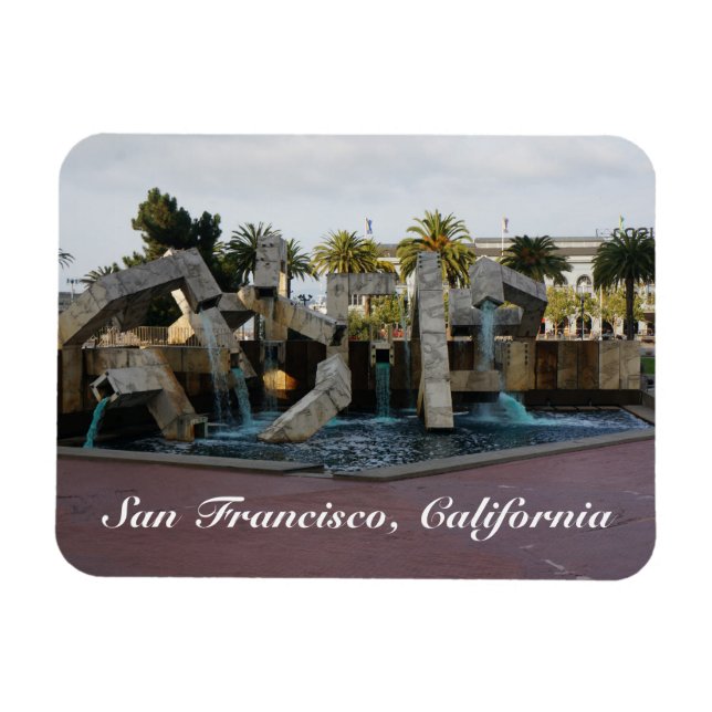 San Francisco Vaillancourt Fountain #2 Magnet (Horizontal)