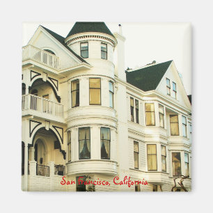 San Francisco Victorian House Magnet