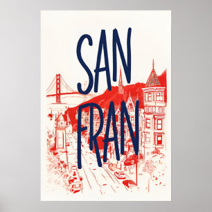 San Francisco Victorian Houses Art Print