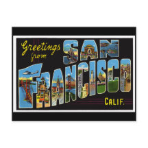 San Francisco Vintage Card