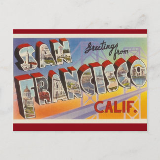 San Francisco Vintage Postcard