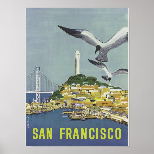 San Francisco Vintage Poster (Front)