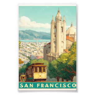 San Francisco Vintage Travel Poster
