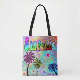 San Francisco Vivid Romance Tote Bag