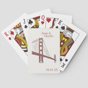 San Francisco wedding  Playing Cards