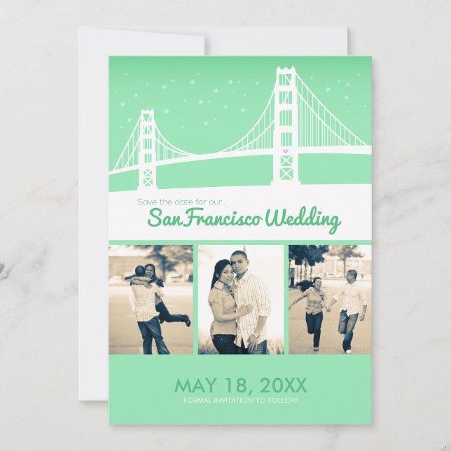 San Francisco Wedding Save-the-date Save The Date (Front)