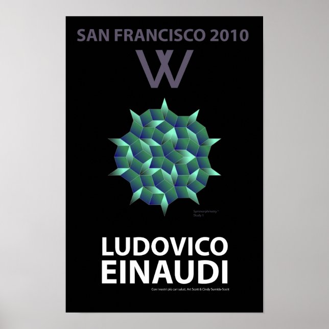 San Francisco Welcome Ludovico Einaudi Poster (Front)