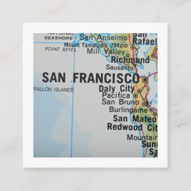 San Francisco We've Moved New Address Card (Front)