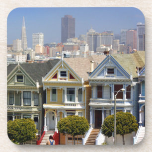 San Francisco's Famous Painted Ladies Coaster