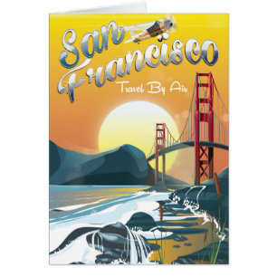 San Fransisco "Travel by air" Golden Sunset
