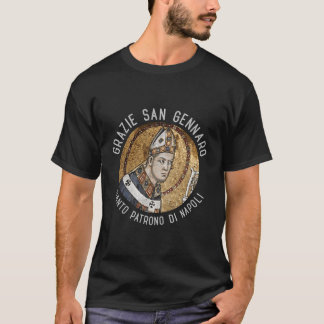 San Gennaro Patron Saint Of Napoli Proud Italian B T-Shirt