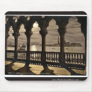 San Georgio from Doges' Palace by moonlight, Venic Mouse Pad
