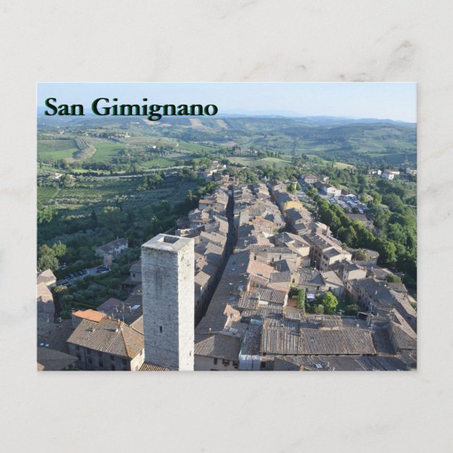 San Gimignano postcard (Front)
